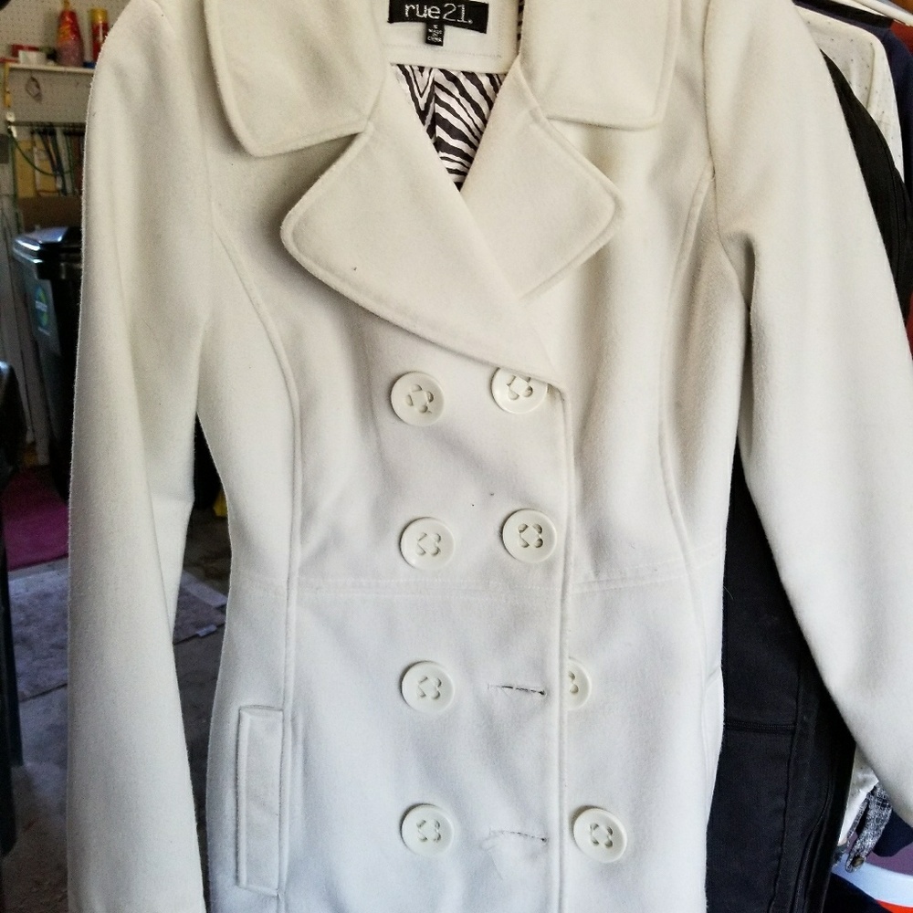 White Pea Coat